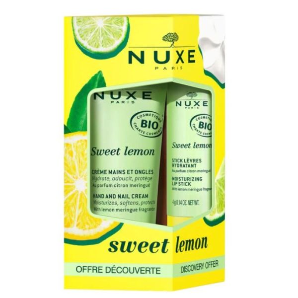 Nuxe Duo mains et lèvres Sweet Lemon