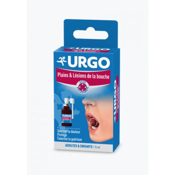 Urgo Spray Buccal Plaies et Lésions de la Bouche 15 ml