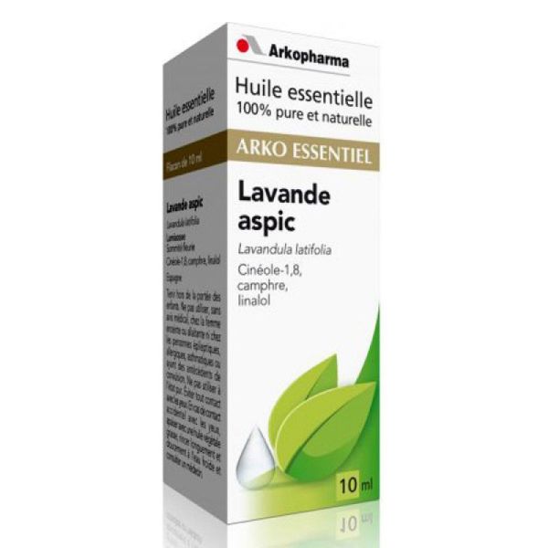 Arkopharma Arko Essentiel Huile Essentielle de Lavande Aspic 10 ml