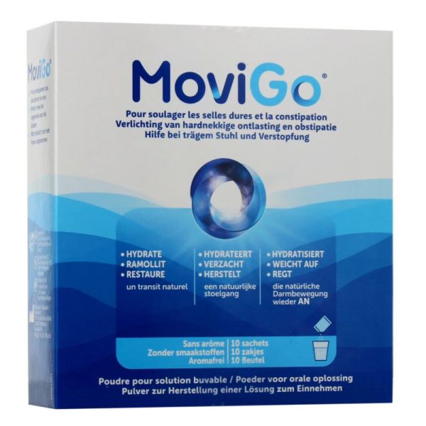MOVIGO SANS AROME, poudre pour solution buvable 20 sachets