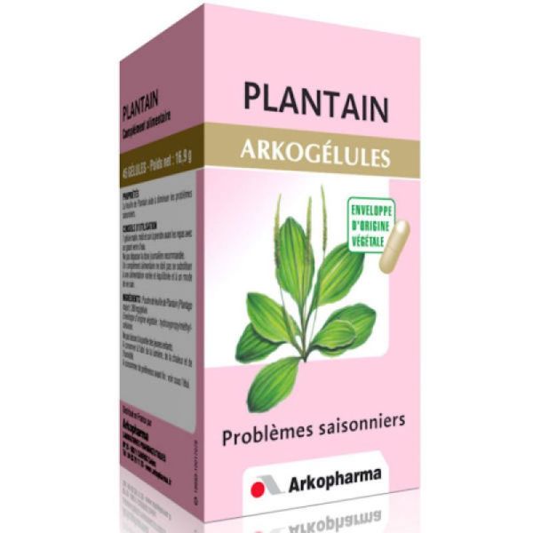 Arkopharma Arkogélules Plantain 45 gélules