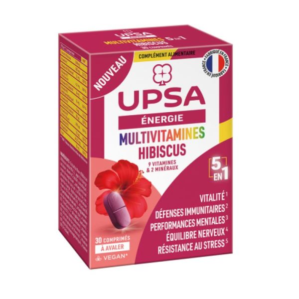 Multivitamines 5 en 1 hibiscus boite 30