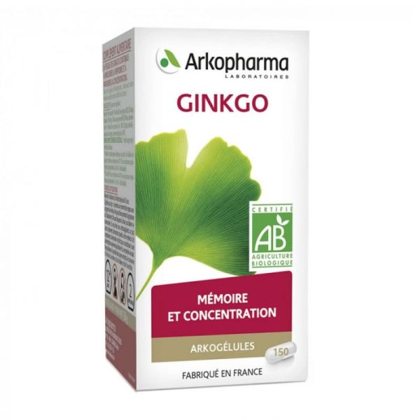 ARKOPHARMA GINKGO BIO 150 GELULES ARKOGELULES