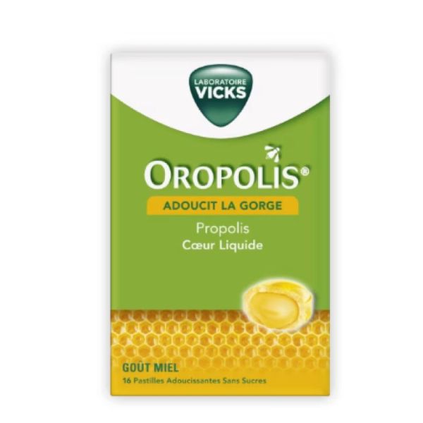 Oropolis Coeur Liquide Propolis Boite de 16 Pastilles