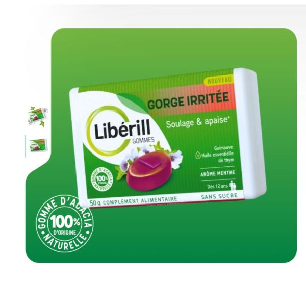 Liberill Gorge Irritee Gommes Bt 50G