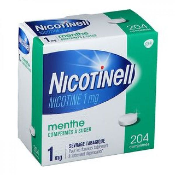 Nicotinell 1mg Cpr Menthe Bte 204