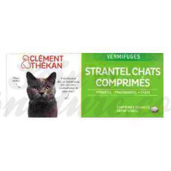 STRANTEL CHATS COMPRIMES BTE DE 4