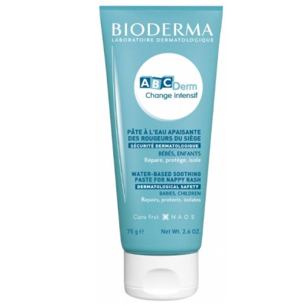 Bioderma ABCDerm Change Intensif Pâte à l'Eau Apaisante des Rougeurs du Siège 75 g