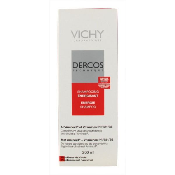 DERCOS TECHNIQUES Shampooing énergisant à l'Aminexil Fl/200ml