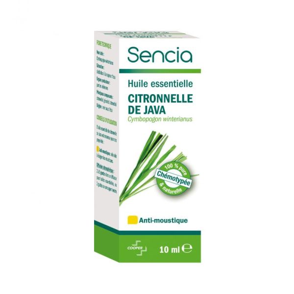 Cooper Sencia Huile Essentielle Citronnelle de Java 10ml