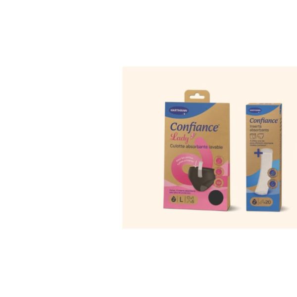 CONFIANCE Culotte absorbante taille L +5 inserts absorbants