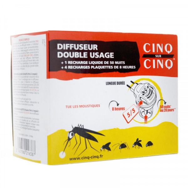 Cinq sur Cinq diffuseur double usage