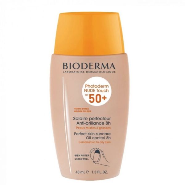 BIODERMA PHOTODERM NUDE TOUCH SPF 50+ 40 ML - TEINTE : DORÉE