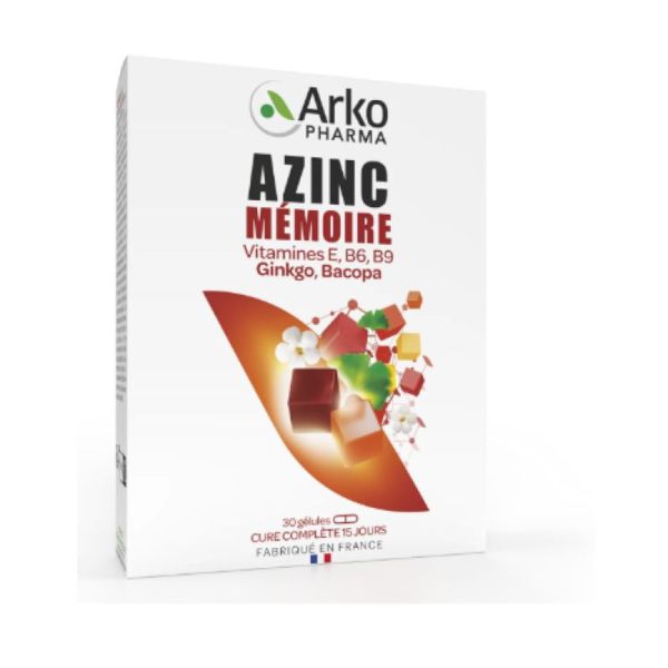 Azinc Mémoire 30 gélules