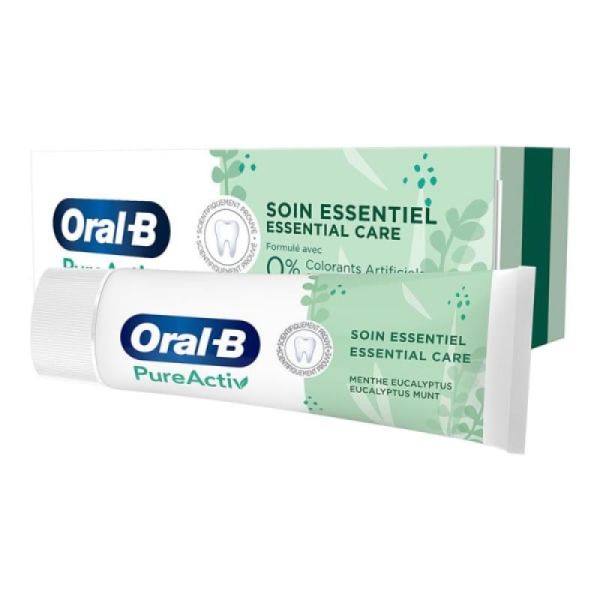 Oral B Dentifrice PureActiv 0% 75ml