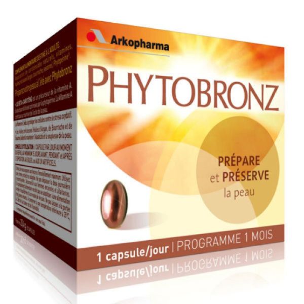 Arkopharma Phytobronz Préparateur Solaire 30 capsules