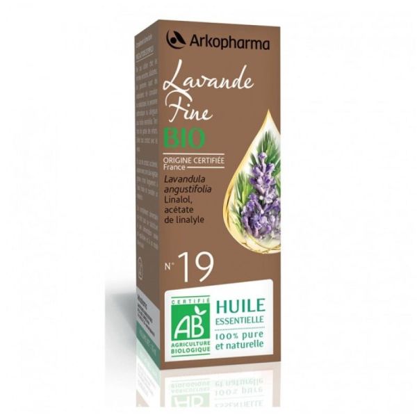 ARKOPHARMA HUILE ESSENTIELLE N°19 LAVANDE FINE BIO 10ML