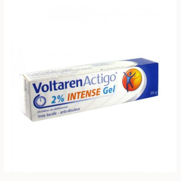 VOLTARENACTIGO 2 % INTENSE, gel 30g