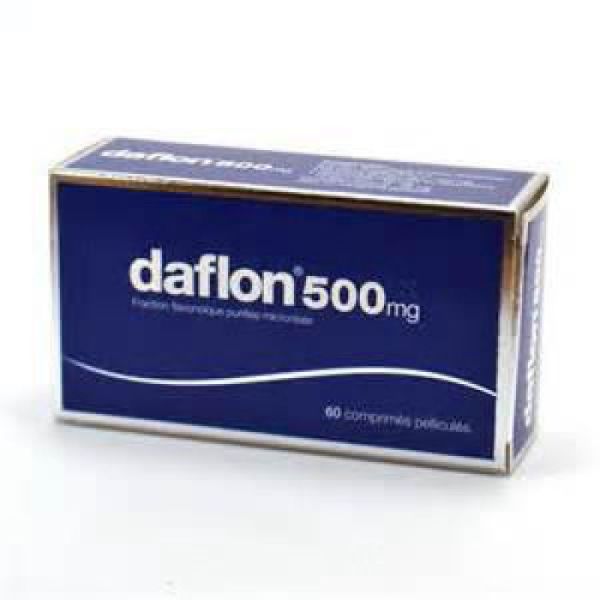 DAFLON 500 mg, 60 comprimés pelliculés
