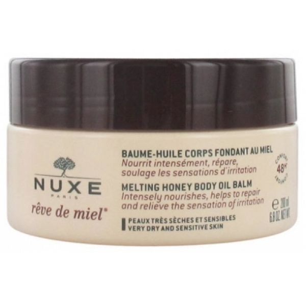 Nuxe Rêve de Miel Baume-Huile Corps Fondant au Miel 200 ml