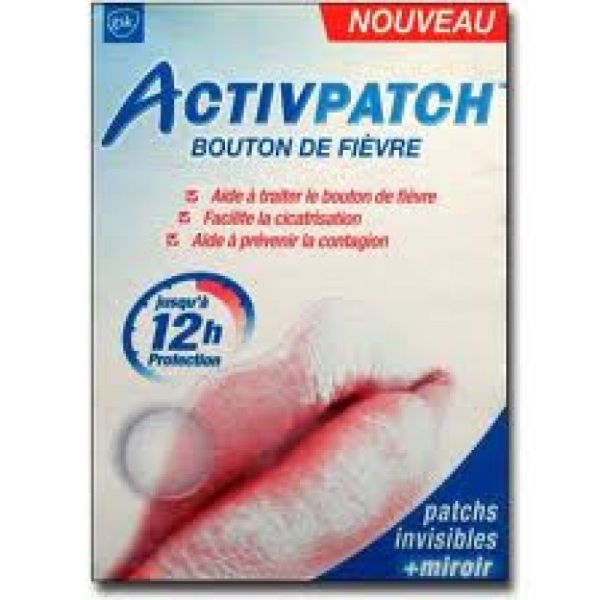 Activpatch Bouton de Fièvre 12 Patchs pas cher