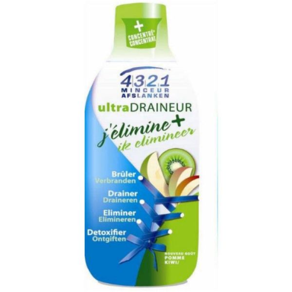 Arkopharma 4.3.2.1 Minceur Ultra Draineur goût pomme-kiwi 280ml