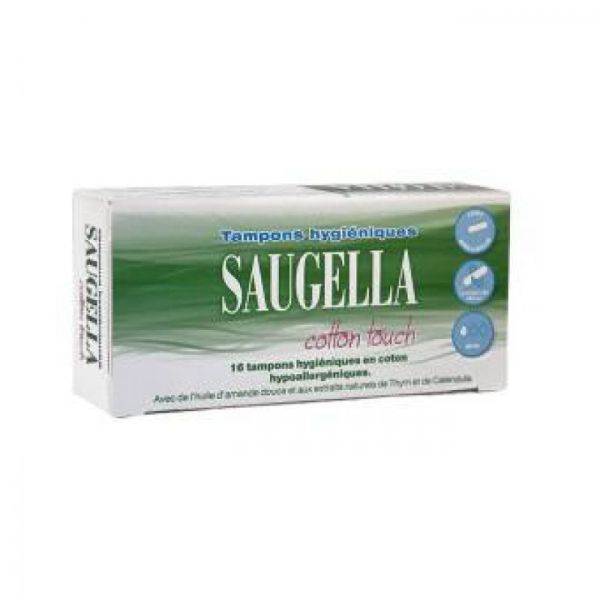 SAUGELLA cotton touch 16 tampons mini