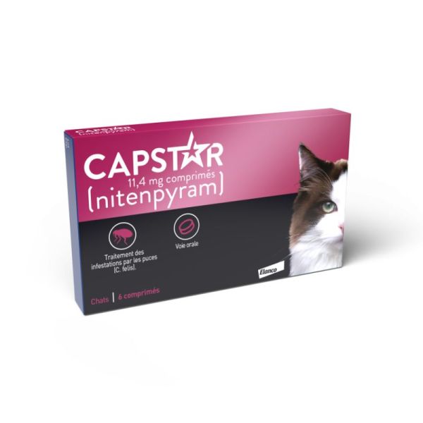 Capstar Chat Boite de 6 comprimés