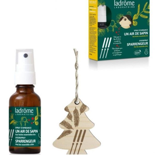 Spray d'ambiance Un air de Sapin + Sapin en bois