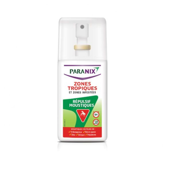 Paranix Répulsif moustiques Zones tropiques 90ml