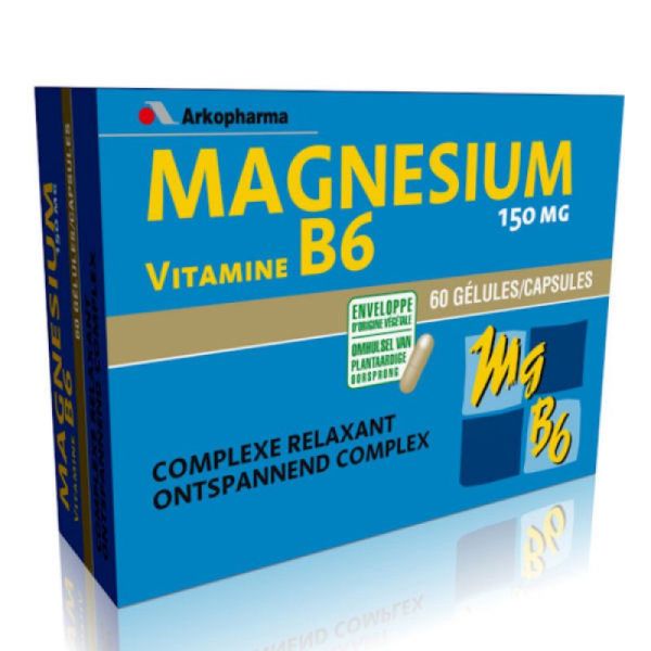 Arkopharma Magnésium-Vitamine B6, 60 capsules
