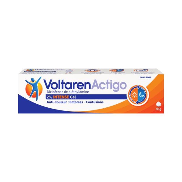 VOLTARENACTIGO 2 % INTENSE, gel 30g