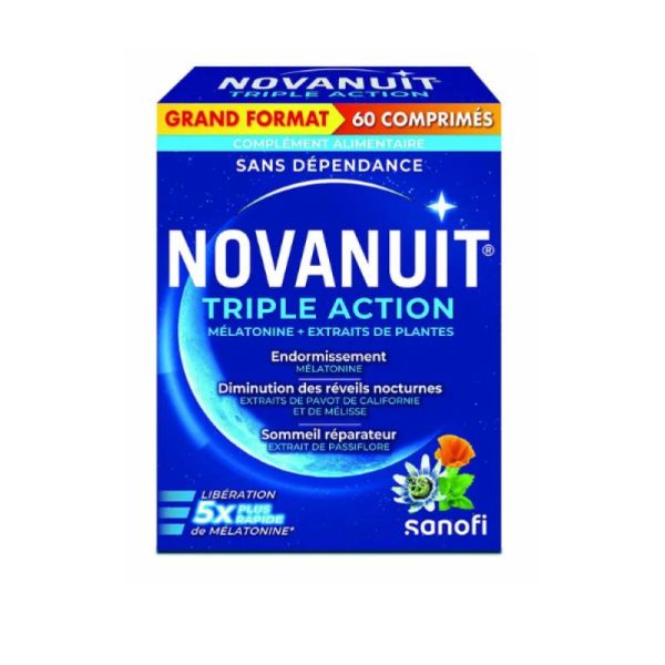 Novanuit Triple Action 60 comprimés