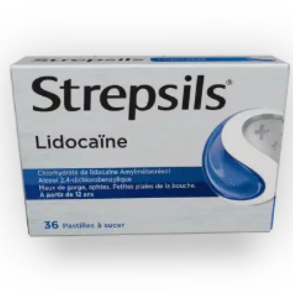 Strepsils Lidocaïne Pastilles Boite de 36