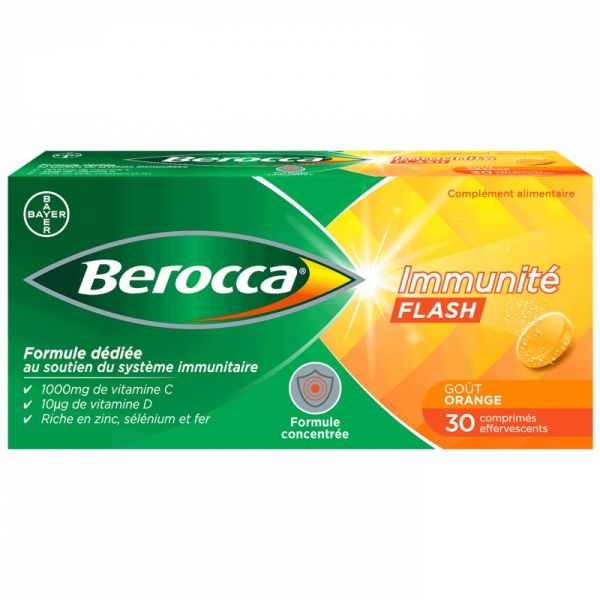 Berocca Immunité Flash 30 cps efferv