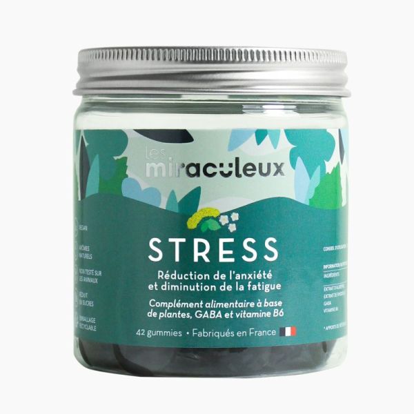 Les Miraculeux Stress sans sucre Gummies x42