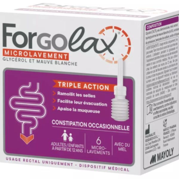 FORGOLAX 6 micro-lavements