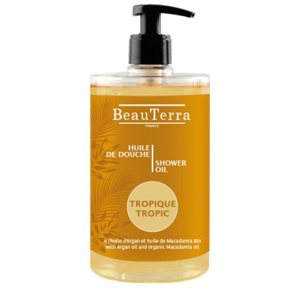 Beauterra huile de douche tropical 750ml