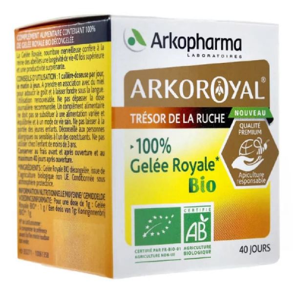 Arkopharma Arko Royal 100% Gelée Royale Bio 40 g