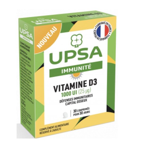 Vitamine D3 1000 UI 30 comprimés