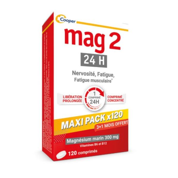 Mag2 24H 3X40Cpr Dont 1 Mois Offert 120Cp