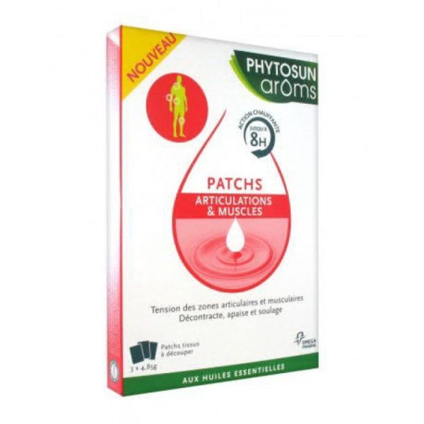 Phytosunaroms Patches articulations et muscles 3+1 gratuit (bte de 4)