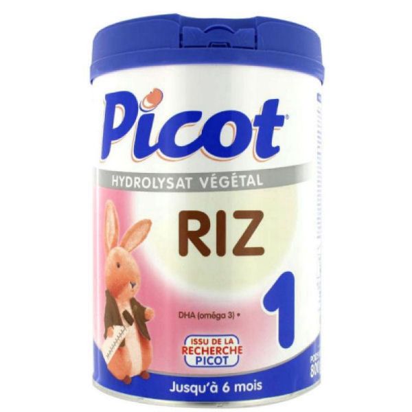 PICOT Lait Riz 1er âge 800 g (3551100624179) - Pharmacie de la Thure