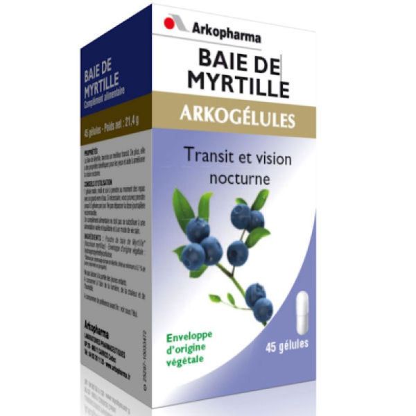 Arkopharma Arkogélules  Baie de Myrtille 45 gélules