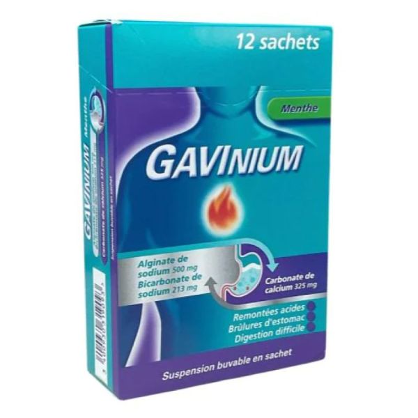 GAVINIUM Menthe 12 sachets