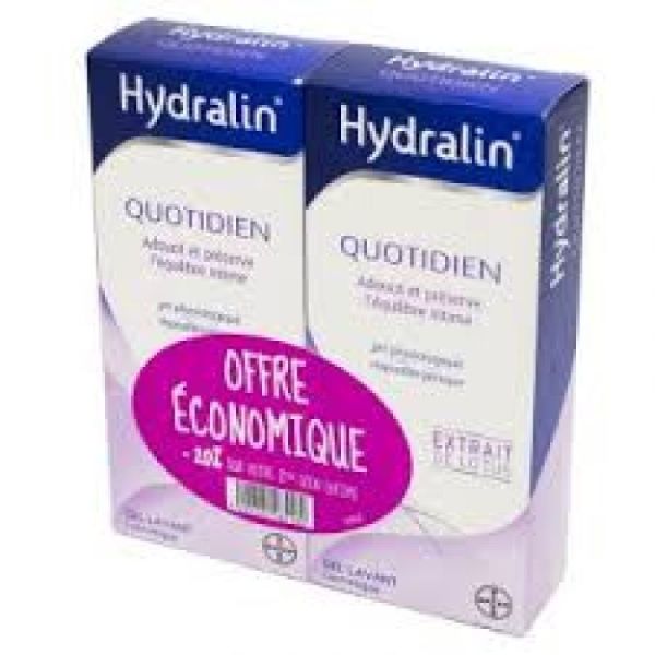 Hydralin Quotidien Sol 2x400ml